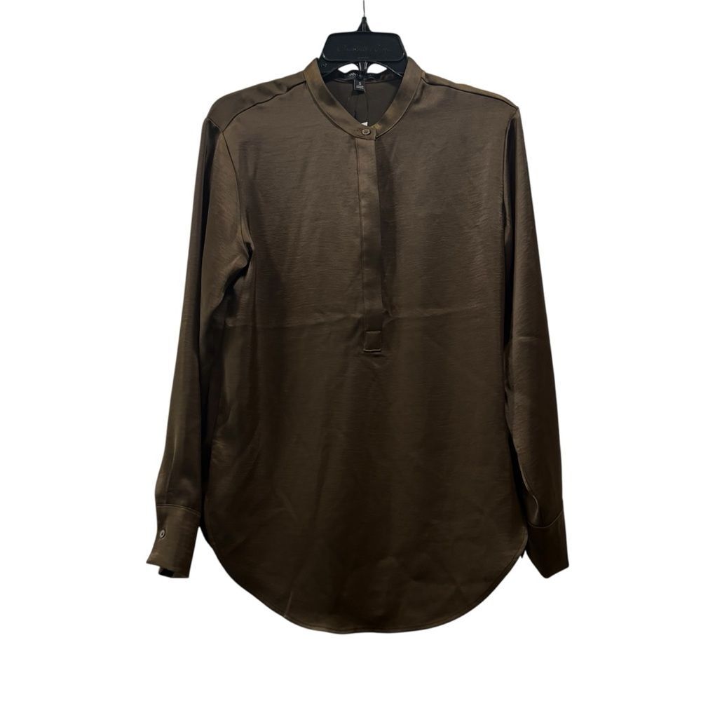 NWT Banana Republic Olive Green Tunic Blouse Size S